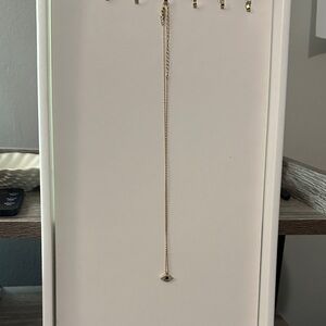 Gold Necklace with  Evil Eye Charm/ Protection